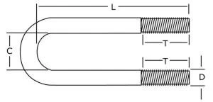 Carbon Steel U Bolt Clamp price